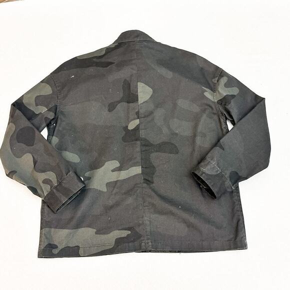 Highline Collective Green Camouflauge Military Jacket Embellishments Size XS - Picture 2 of 12